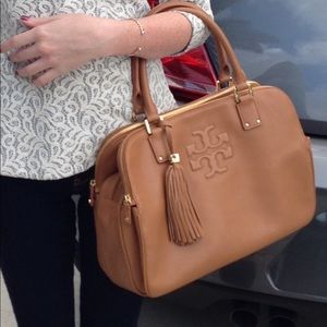 Tory Burch Bark Thea Triple Zip Satchel